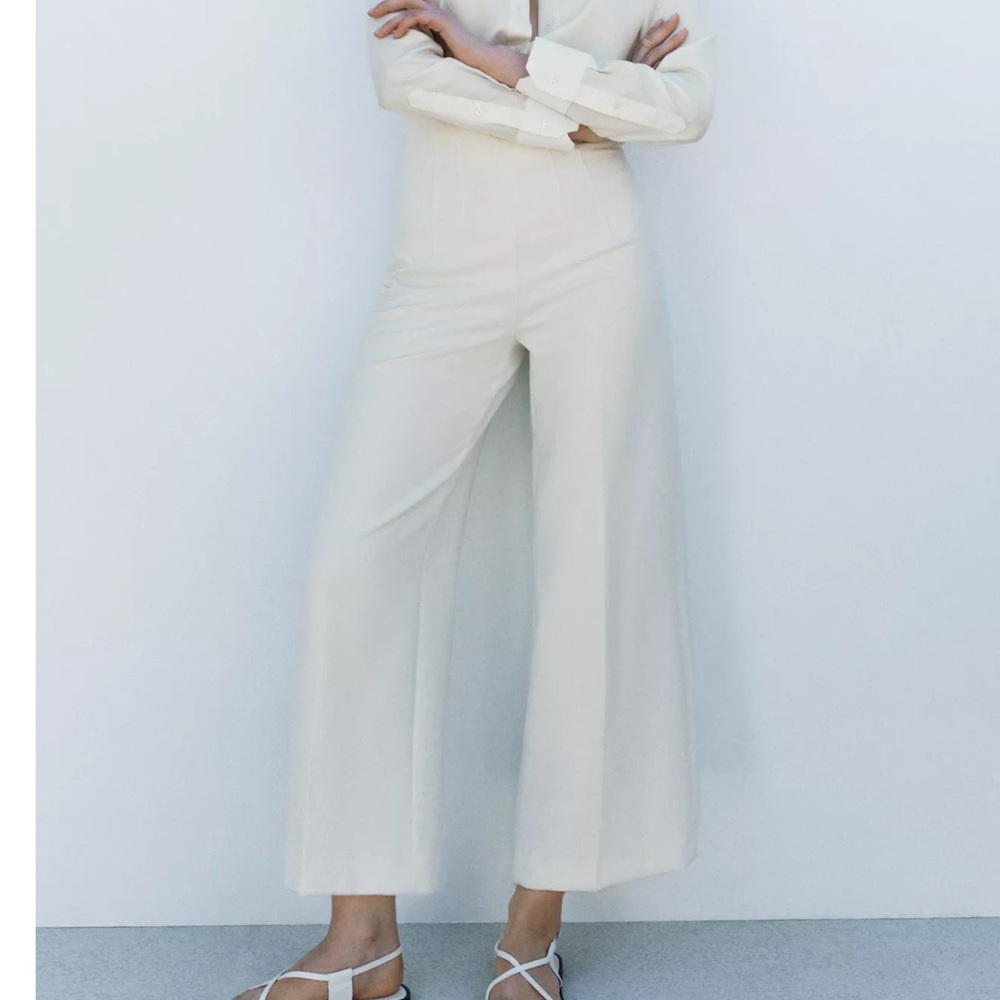 Zara -collection-high-waist-culotte-trousers